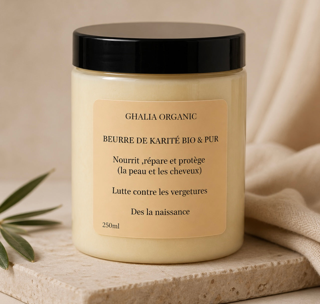 Beurre de Karité Pur – Nutrition intense & peau éclatante