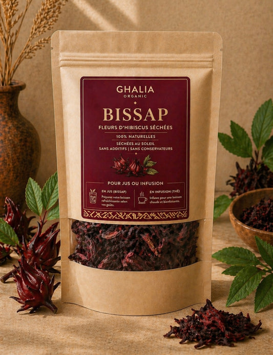 Feuilles d’Hibiscus Séchées – Cure naturelle & soin traditionnel inspirée des traditions africaines 🌺