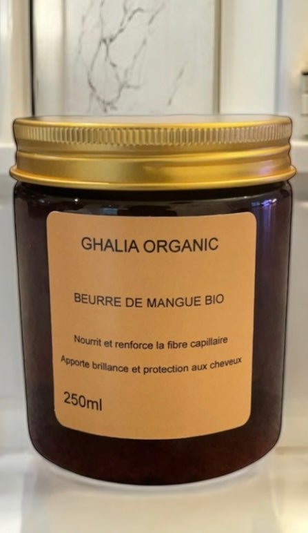 A/ Beurre de mangue 100 % mangue et bio